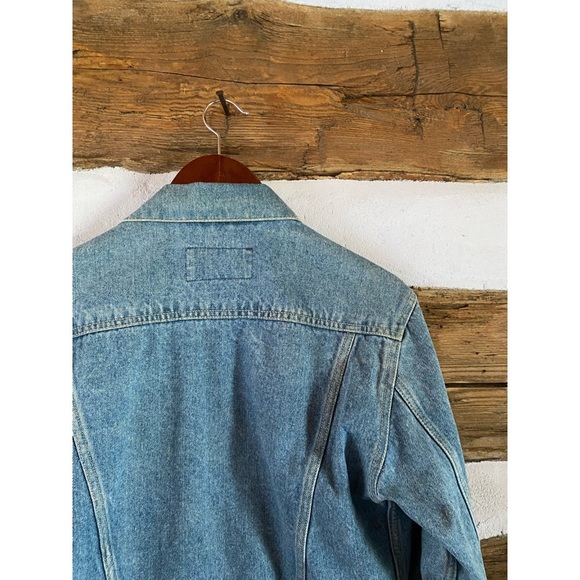 COCA COLA VINTAGE jean jacket size small 80s/90s lightwash denim - Picture 12 of 14
